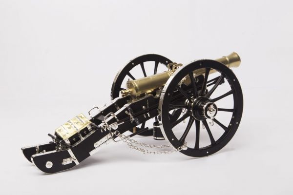 Miniature Scale 12 Pounder Gribeauval Model Cannon