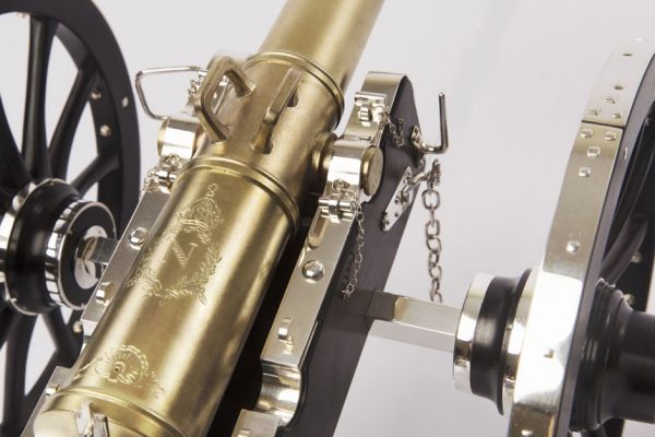 12 Pounder Gribeauval - Miniature Scale Model Cannon